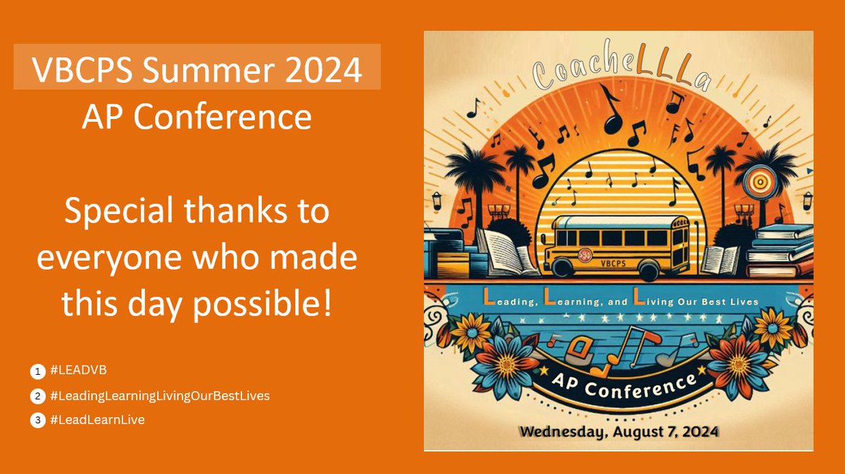 DrPFrance's tweet image. Special thanks to all @vbschools depts/ofcs, @KellamHigh admin/staff, 
@Ryan_Schubart,  60 presenters, @pgivbcps staff, communmity partners, and all attendees!  @donrobertson @matthewdelaney9 @LeadVBCPS
#LeadVB #LeadingLearningLivingOurBestLives #LeadLearnLive