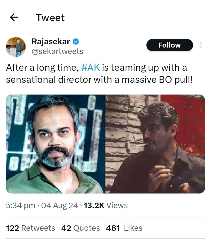 AjithBruceOffl's tweet photo. Intha Thayoligaluku Like RT Pani Support Panra AK Fans Ellam Manangettavanungalathan irupanga 👍

When We Were in Bad phase, these thayolis degraded AK to the core... Maranthudathinga Makkale 🙌

#AjithKumar https://t.co/VTJVDivbem