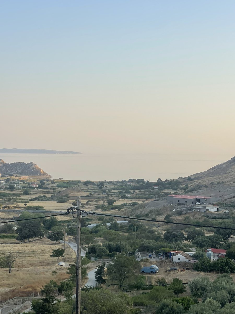View from my parents house🩵🧿🇬🇷

Many asking how I flew and got to #Limnos 
Flew via Dubai to Athens then to Limnos. 
<a href="/moesule/">muhammad Suleman</a> made it super easy &amp; very affordable.