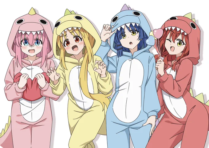 ぼざろキャラを今までの色んな衣装で描いてみた!その⑤ 