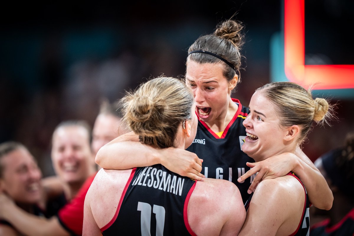 basketmedia365's tweet photo. CALLIN IT... RIGHT HERE, RIGHT NOW 🎯❣️

What @TheBelgianCats have built in less than a decade is UNPRECEDENTED in the women's game of #basketball

🖤💛❤️

Once playing in front of a handful of spectators, scratching around not even qualifying for Continental tournaments.

Now their whole country loves them. Supporting the 😺has become almost a movement in itself

Incredible #Paris2024 support

Their leader was the Olympic flag bearer

History after history

They have won multiple #EuroBasketWomen medals and a first title

They have played at the Worlds and Olympics for the first time.

Record crowds at the OQT's

It's an astonishing story of success ON AND OFF THE COURT

It's in need of maximum respect.

IT'S ABSOLUTELY FLIPPIN AWESOME 🎯❣️🎯❣️