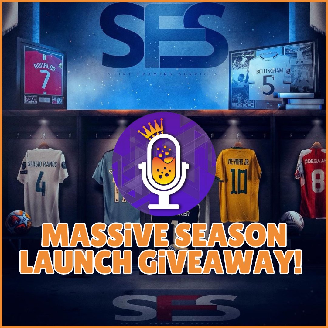 🔥MASSiVE SEASON LAUNCH GiVEAWAY!🔥

Win a Signed &amp; Framed Football Shirt of Your Choice! 

All you have to do is:
✅ Like &amp; Repost this post
✅ Follow <a href="/fpl_juice/">The JUiCE Show</a> <a href="/signedfshirts/">Signed Football Shirts & Shirt Framing Services</a> &amp; <a href="/sfsmemorabilia/">SFSMemorabilia - Sports Framing Services</a>
✅ Tag 3 mates in the comments who you think would love a signed shirt! 

One winner