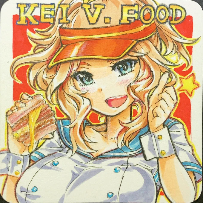 KEIvsFOOD!対戦相手は大盛ビスケットサンド#ガルパン 