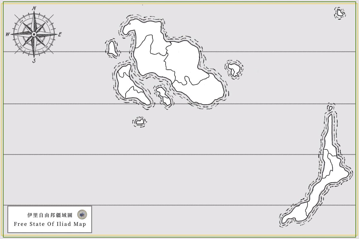 茲公布伊里亞德自由邦疆域全圖，並自即日起正式啟用。｜Start using the new map now.