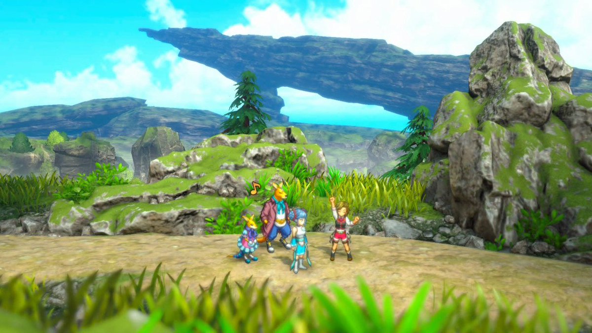 sb1n's tweet photo. 百英雄伝クリアしましたー。仲間はリーン以外集めてミニゲームとか寄り道しながらでプレイ時間80時間ちょい。ジェネリック幻想水滸伝として懐かしい気持ちで楽しみました。あとはDLCやりつつトゥルーエンド見るのが目標 https://t.co/mdd0ysx4Tt