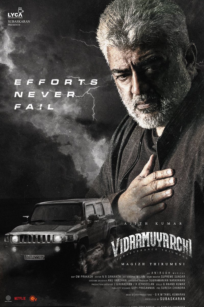 Kannan_1363's tweet photo. [ SCHEDULE UPDATE ] 

From tomorrow onwards #Ajithkumar sir will do simultaneous shooting for #VidaaMuyarchi and #GoodBadUgly ❤️✌️ 

Morning slot for VMshooting 🤞
Evening slot for GBU shooting 🤞

PS : Will update about the wrap of VM shooting by next four days https://t.co/lvmQECCXMv