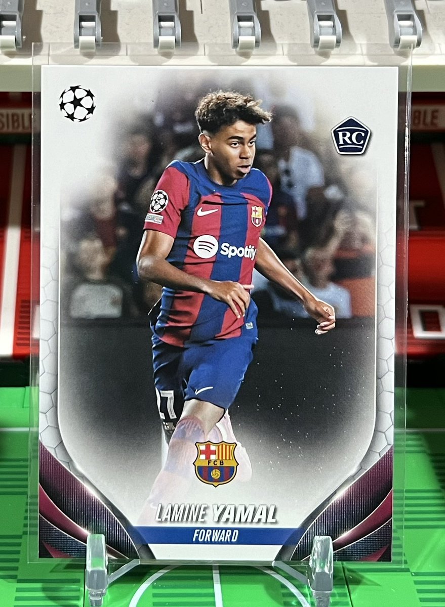soccerballsfc's tweet photo. Lamine Yamal Rookie Card #LamineYamal #SoccerCards https://t.co/ddpnqZ4A0l