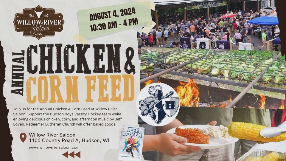 hhs_boyshockey's tweet photo. Today is THE DAY. Let us do the cooking while you enjoy this gorgeous afternoon! We are serving from 10:30 AM to 4PM. See you at Willow River Saloon/Carbone’s. https://t.co/GfbO6qE1S6