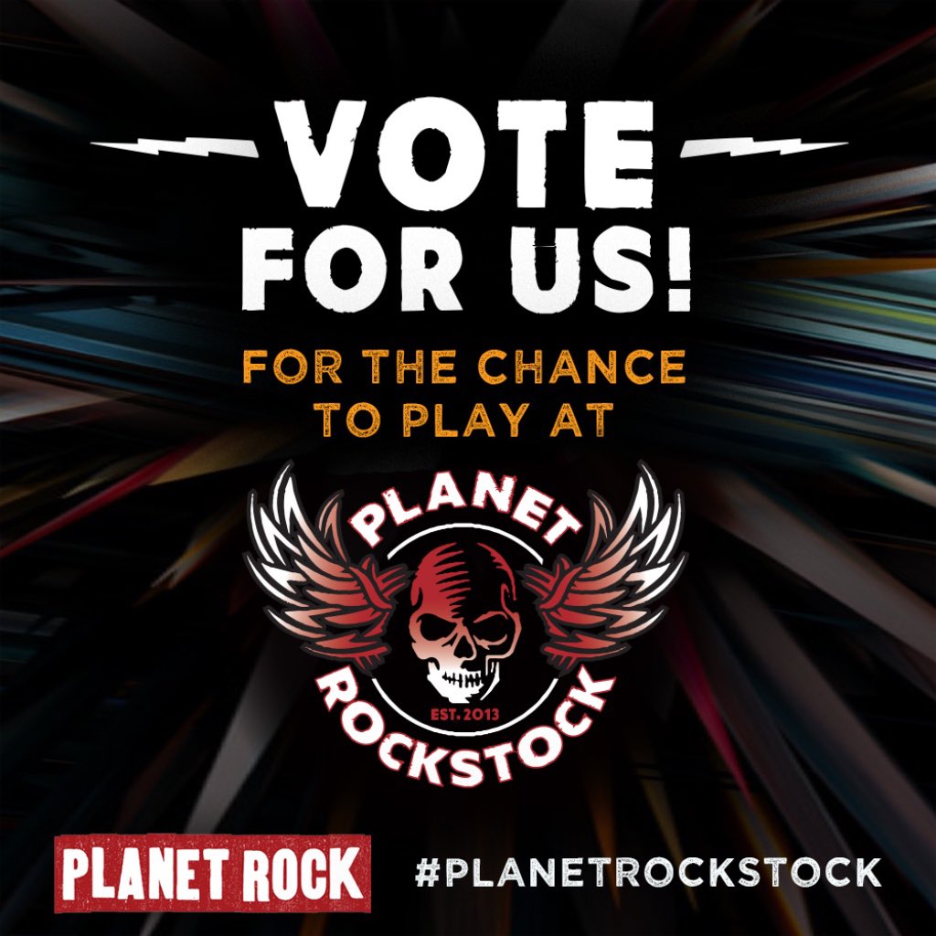 attictheory's tweet photo. It’s the last day to help us secure our spot on the Bernie Marsden Stage at Planet Rockstock 😱 Cast your vote here 🗳️ https://t.co/Z8P1saNxji

Voting closes Sunday 4th August at 23:59.

@PlanetRockRadio #planetrockstock https://t.co/0I4FKy9ORg