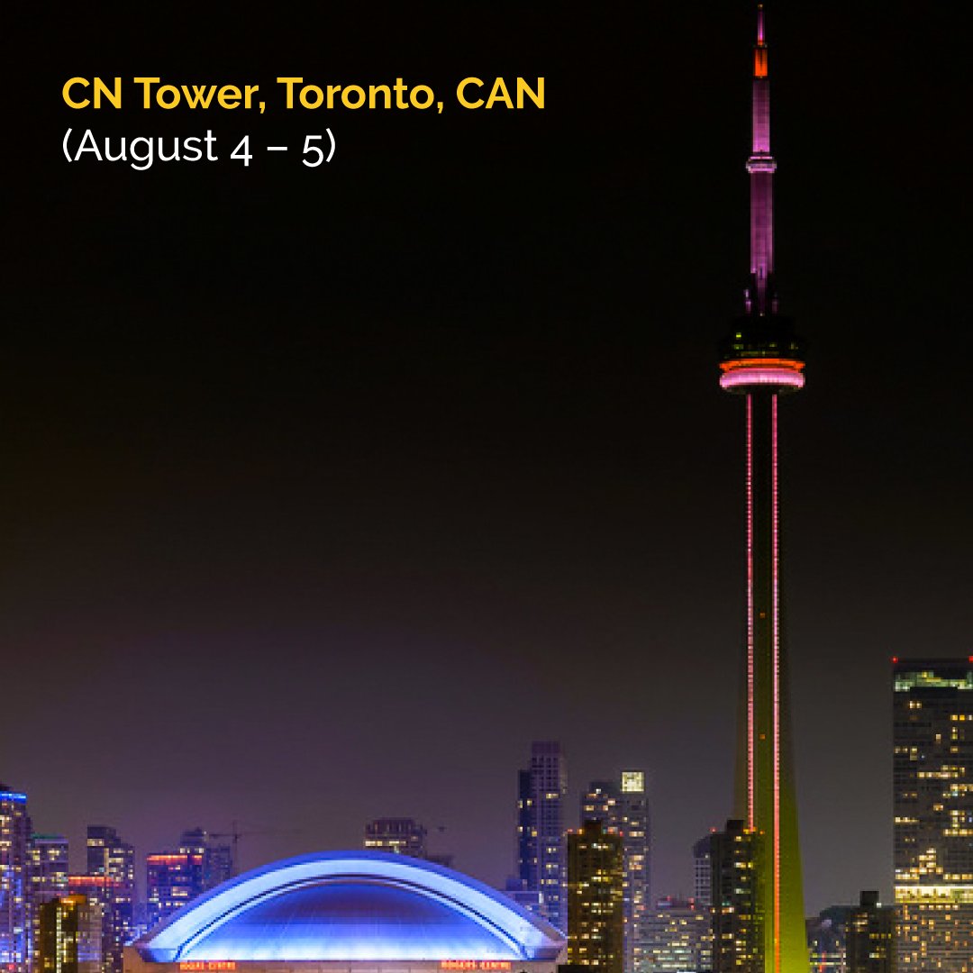 acpmpresearch's tweet image. 🍁🇨🇦 Hey Toronto, Canada! 👋
The CN Tower is lighting up for #AppendixCancer Awareness Month (8/4-5).📍✨
Share your photos of the illuminated landmark on social media by mentioning us using the hashtags #AmberForAppendixCancer and #TurnAugustAmber. acpmp.org/august