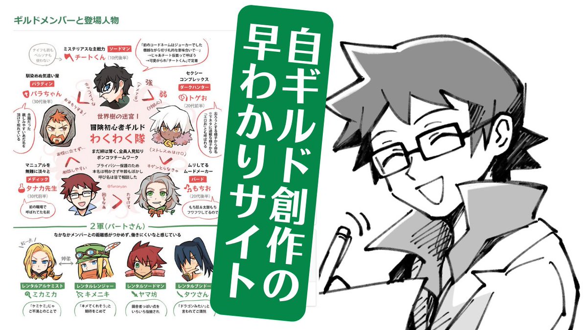 世界樹みたいな自ギルド妄想を割とわかりやすく??まとめて公開する方法、Notionサイト使ってやるのラクだしハマるかも!!
試しにやってみたんだけどどうですかね??だれか一緒に作りませんか……!?
※動画で詳しく紹介しましたので30分くらいありますがよかったら!
⇒ https://t.co/GOzMtkYTXM 