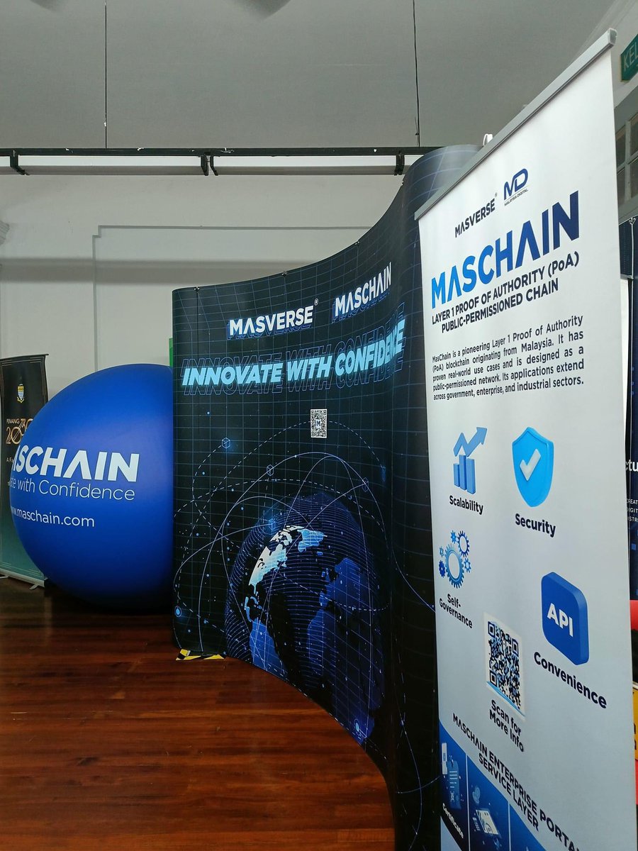 DiscussWeb3's tweet image. 🎉 恭喜MasChain Dev Day圆满成功！

🎉 Discussweb3作为受邀嘉宾，积极参与了此次科技盛会。通过这次活动，我们深入了解了马来西亚区块链基础设施建设及Web3应用开发的现状与前景，并通过专家分享，充分了解实际应用案例。

#discussweb3 #Masverse #MasChain #Blockchain
#morecommunity