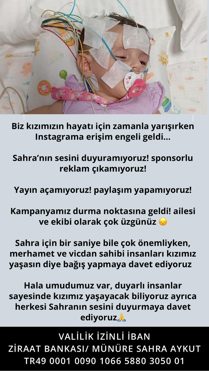 Sahra'nın sesini  duyuramıyoruz. Evladımız elimizden kayıp gidiyor fakat sesimiz ulaşmıyor. Lütfen kızımızı gördüyseniz destek olur musunuz? Sesinin duyulduğunu anlamamız için bize dm üzerinden mesaj atabilirsiniz.

#instagramıGeriVer #erisimyasağı #EnverPaşa