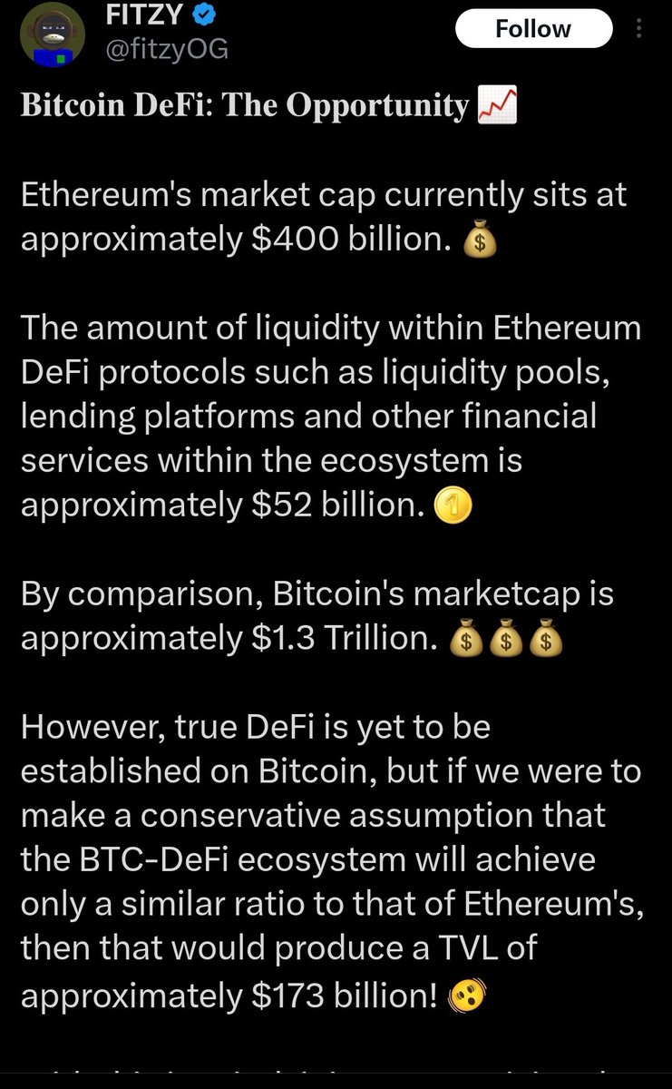 Fractal_Crypto's tweet photo. $TAP Protocol Ecosystem should be your No.1 crypto priority right now!
🔥**ALPHA in the Pitcures Below!**💰
Forget the Noise...markets down all over = opportunity.
TAP = True L1 #DeFi, #BitFi, Metaverse and Ordinals #OrdFi on Bitcoin.
TAP mania will be crazy when the markets realise its the new Ethereum with Bitcoin L1 Smartcontracts.
Getting exposure to the $TAP economy is crucial, heres a few projects below....
#Bitmap, Meta Land on Bitcoin, Social VR/3D Spaces, Immutable onchain websites, Games, Spacial Computing+++
#DMT, "Digitally Living" Meta Assets and Projects that can be made, grown, evolve, decayed from Bitcoins Old and Ongoing Block Data.
DMT is the new #NFT this bull cycle!
#NATcats, 1st Bitcoin made ART PFP UNAT DMT asset (Crypto Punks Equivalent) @dmtnatcats
**Free Blockdrop Airdrop Asset Soon, 1x for Each Natcats held.
$NAT, 1st Token Non-Arbitary Token on DMT and TAP Protocol.
@BitmapEmporium, 1st Bitmap based PFP DMT #UNAT Ordinal .
@TheRoyals_DMT, 1st fair "Privilege Authority" DMT UNAT Launch via Blockdrops.
@DmtNatFrogs, 1st collective Community created UNAT DMT project.
DMT MCrowns, creators and founders of DMT Protocol, @TheBlockRunner
$TRAC Decentralized indexing on TAP Protocol.
Alpha, TAPs Head of Marketing🔥🔥🚀🤑
https://t.co/nZh8kDRJiK