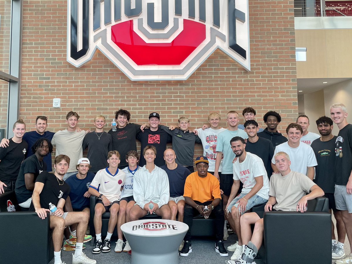 OhioStateMSOC's tweet photo. Got to watch two English Premier League giants in @ManCity and @ChelseaFC play in Ohio Stadium on Saturday. 🏟️ https://t.co/Rl4U4bHzIy