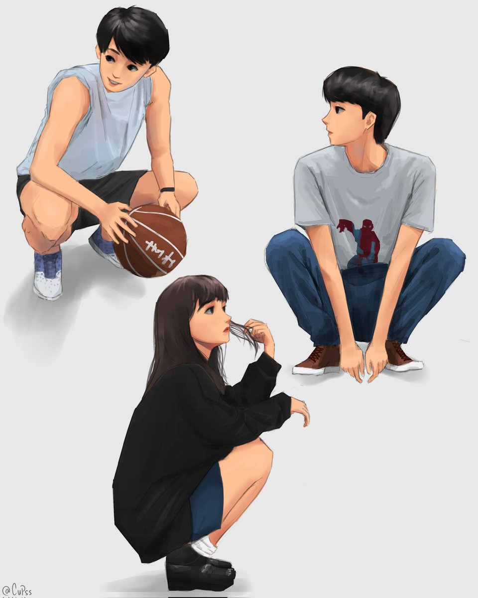 cupss03's tweet photo. squat pose study
#digitalart #ibisPaintX https://t.co/Q4aKvtSs58