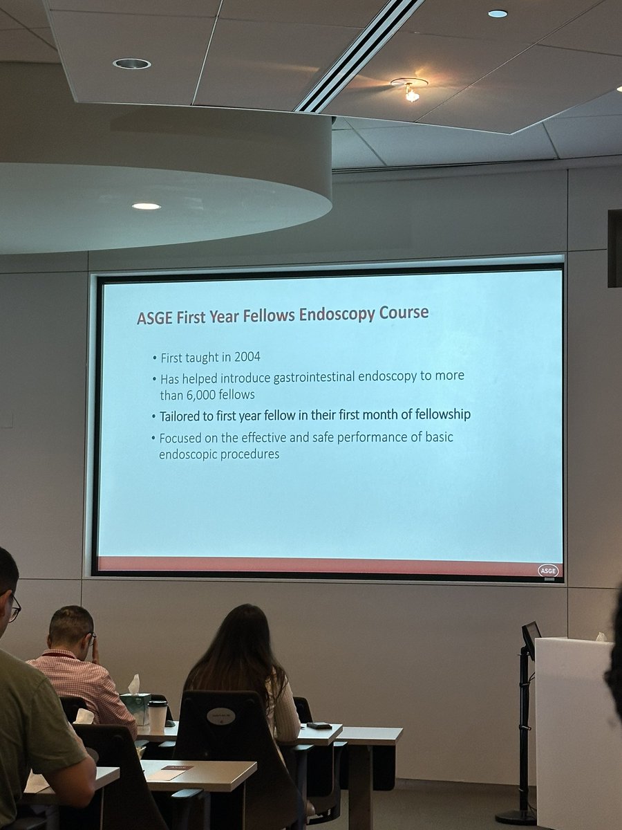 BilalMohammadMD's tweet photo. The @ASGEendoscopy in its 2๏ธโฃ0๏ธโฃ years of the #FirstYearFellows course ๐ฅ๐ฅ๐ฅ
Trained over 6000 #GIFellows via this course !
The 1st yr #GIFellows are โ๏ธ & ready to go as course directors @CatharineMWalsh & #SunilSheth kick off day 1 https://t.co/wYh2pUwsNW