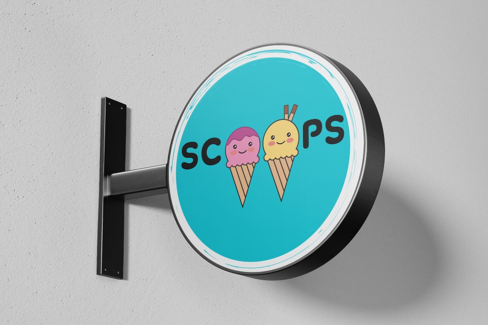 TatDisneyGurl's tweet photo. #dailylogochallenge Day 27. Ice Cream Company Logo. #logo #logodesign #contentcreation #contentcreator #graphicdesign #digitalart #dailylogo #fullsailstudent #fullsailuniversitystudent #fullsailuniversity #LOGODLC #adobe #adobeillustrator #adobeexpress https://t.co/FlpIUOY8wk