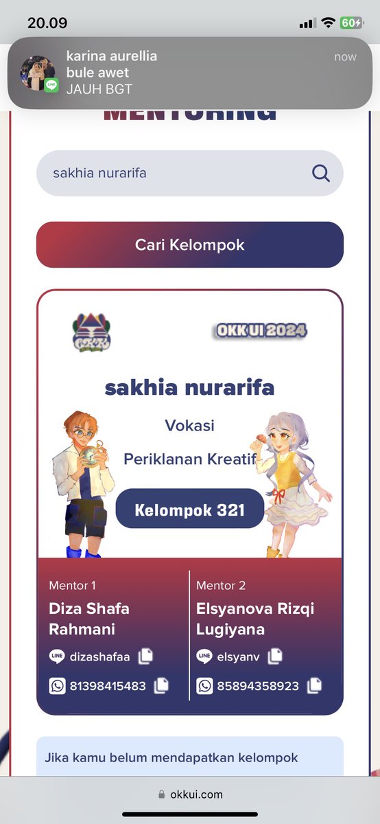 guys siapa kelompok okk 321!!