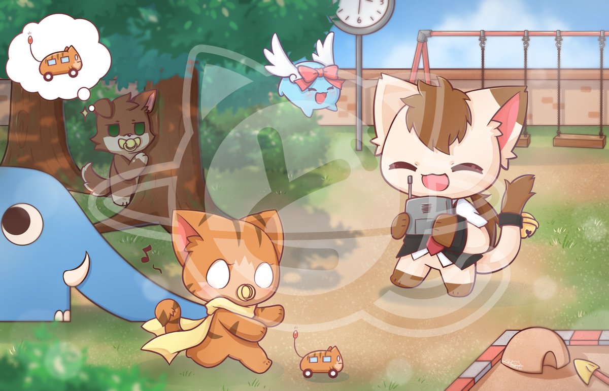 No.0 ハンドメイド双子ネコちゃん✳︎ No.0 ハンドメイド双子ネコちゃん✳︎