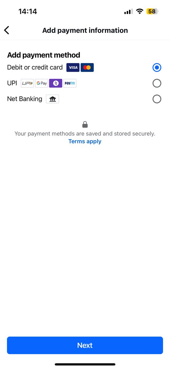 InteriorHyd's tweet photo. @facebook @metaindia @Meta @instagram 

I tried to boost one ad on my insta page.

I already added more then 2800 INR fund in ad account.
But when I try to boost ad always it comes like to add more money. What the hell should I add more money if there is already fund in account https://t.co/edyhaQ0C0F