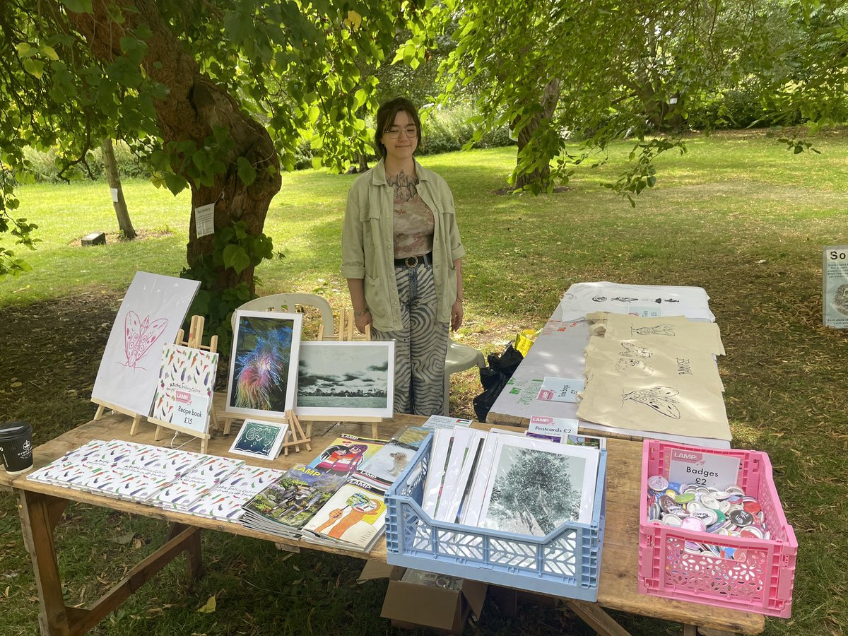 Come see us at Art in the Park today! Here’s our stall, but we also have a stage and lots of other great stuff!
