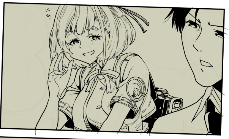 うまくかけたと思ったら
目線まちがえてたので消す前に
みて! 