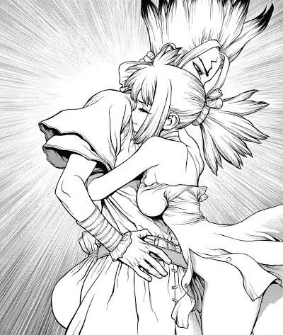 そう思うとドクターストーンってすごいよなぁ
このハグに全く恋愛感情というものが存在しないんだから
ここまで下心一切ない主人公今どきめちゃくちゃ珍しいよね
結ばれて欲しかった気もするけど、
千空が恋愛感情抱くとかちょっと解釈違いな気がすんのよね本当罪な男だわ 