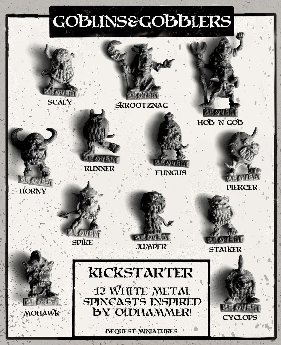 beQuestMinis's tweet photo. Only 3 days left!
https://t.co/3NcL0TJbs8
#Warhammerpainting #paintingwarhammer #miniaturepainting #paintingminiatures #warhammer #warhammerfantasy #oldhammer #tabletop #mordheim #aos #Wargaming #whfb #squig #middlehammer #heroquest #ageofsigmar #citadel #wfb #gloomspitegitz https://t.co/MJyTRaLUxA