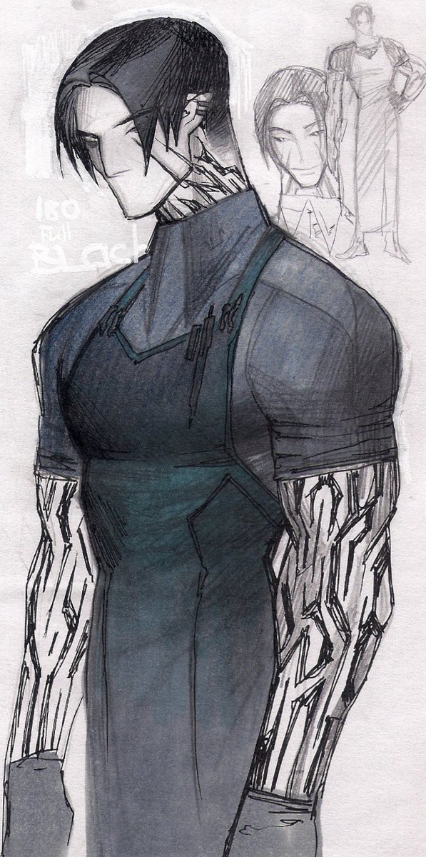 Nullum777's tweet photo. Concept npc for my sci-fi setting https://t.co/fc7gk8wJSJ