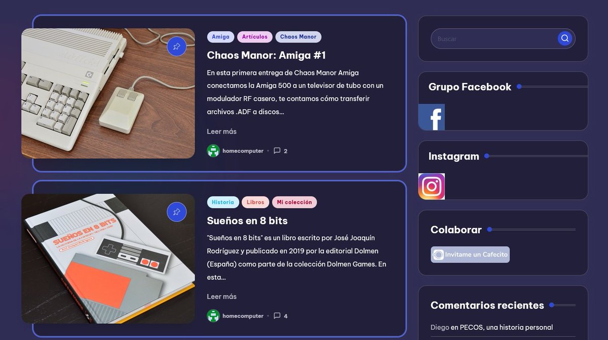 homecomputer_64's tweet photo. 🇦🇷 Nuevo diseño de mi sitio web

🇺🇲 New design of my website

https://t.co/RaMyN73Orp

#commodore64 #c64 #amiga500 #sinclairspectrum #retrogaming #8bit #16bit #homecomputer #retrogamer #retrocomputacion #atari #msx #amstrad #atarist #ti994A #commodore #c128 #commodore128 https://t.co/HqLYqcJjFm