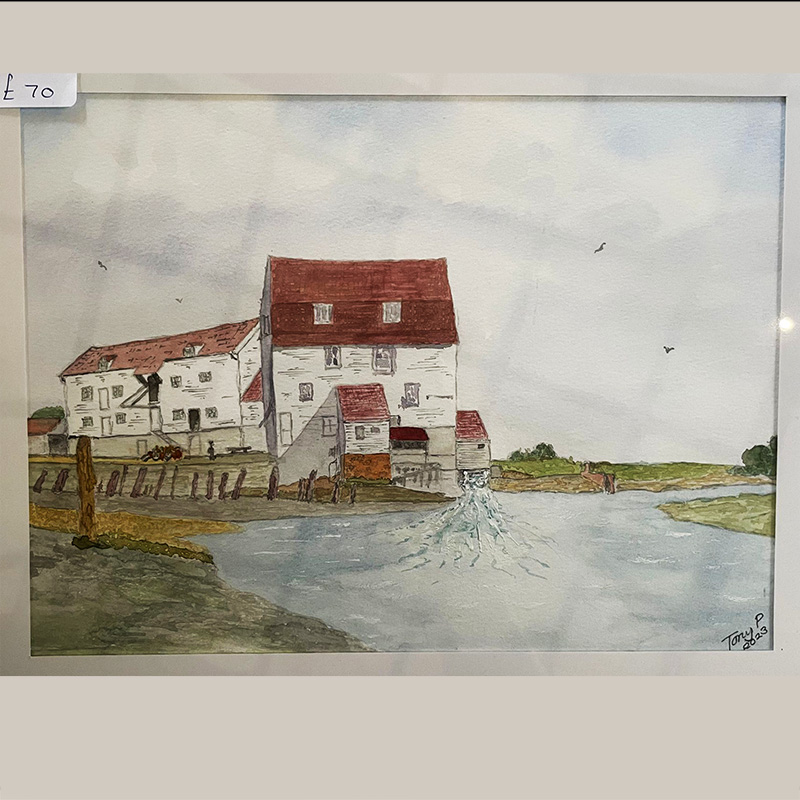 TideMill_Museum's tweet photo. A nice mill picture by Tony P spotted at Hasketon Village Fete #choosewoodbridge #woodbridgetidemillmuseum #woodbridgetidemill #artfund #localart #art https://t.co/czaNXsPAIB