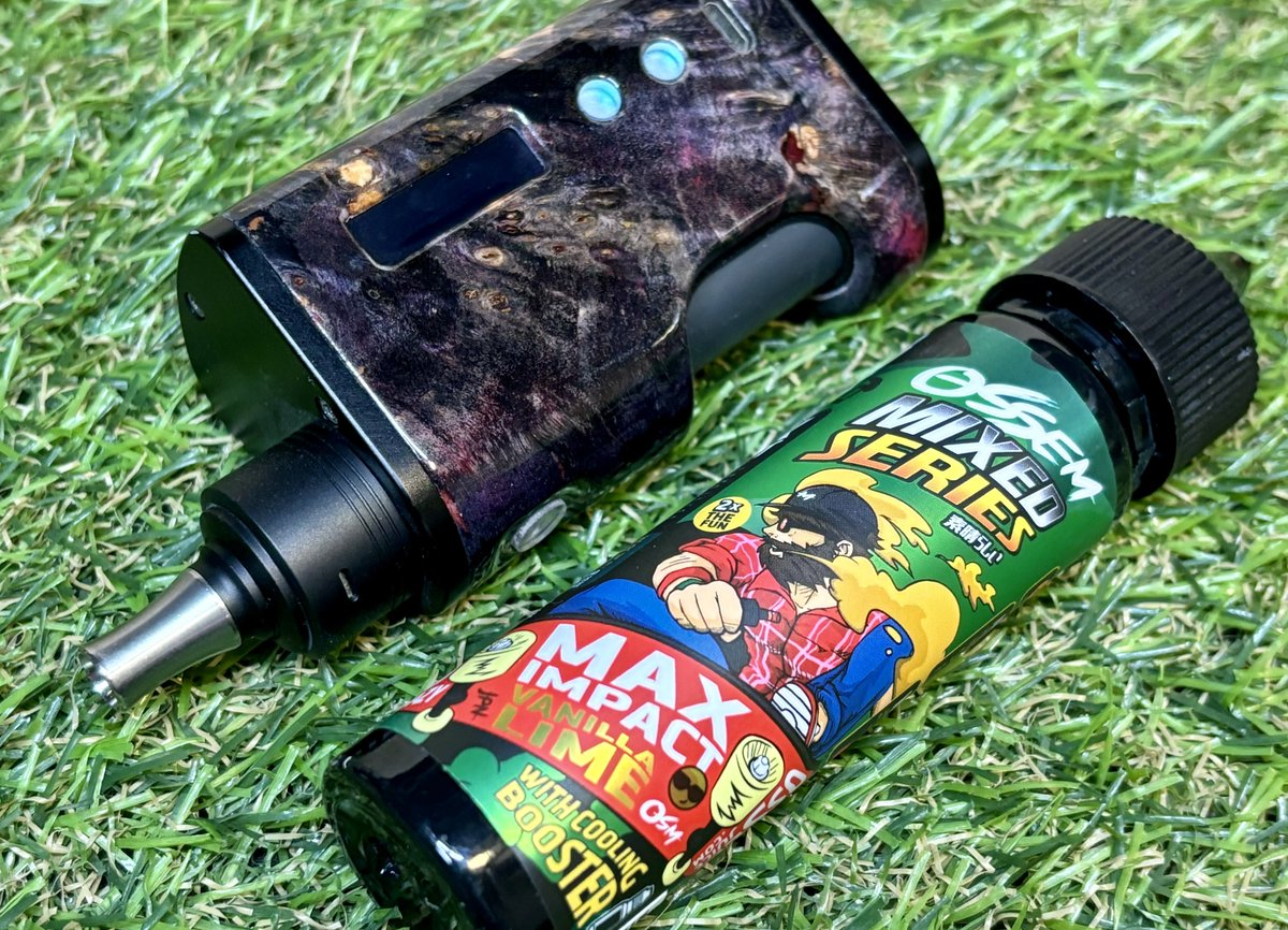 mamedenkyu100w's tweet photo. OSSEM バニラライム吸ってみた。
吸い始めはクリーム感ありつつも、後味スッキリ。
うまーい!
Orbital RDAでエア2/3開け
SS32G 4ミリ径4パラ5巻、23〜28wでRDL
ちょっとだけ☺️添加してみよ
#OSSEM https://t.co/5Pt2BqnxzC