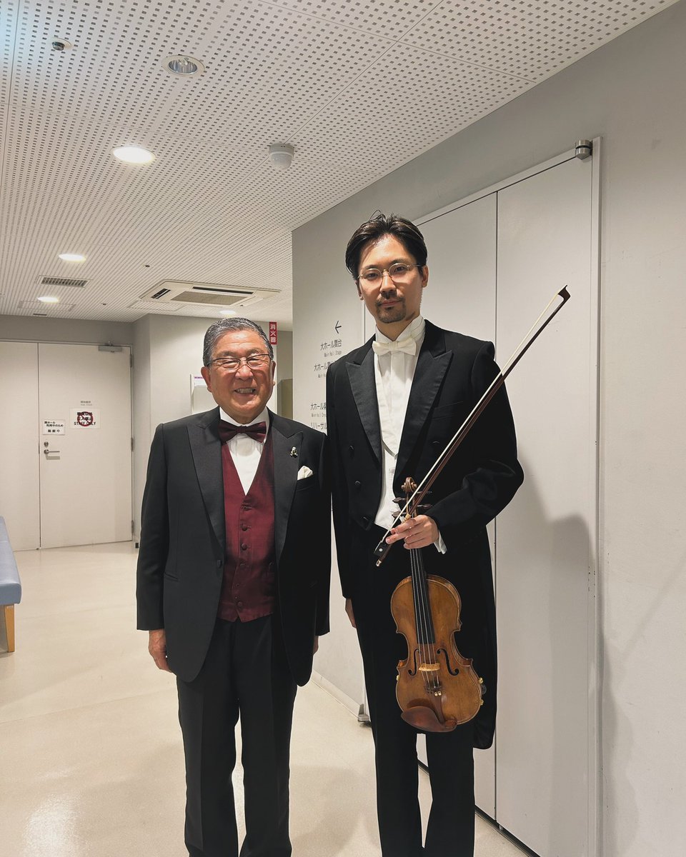 sakiya_violin24's tweet photo. 徳光さんと〝音楽さんぽ〟してきました。また12月にご一緒します🙏

共演して頂いた皆様、ありがとうございました！ https://t.co/8x7dPYJN3k