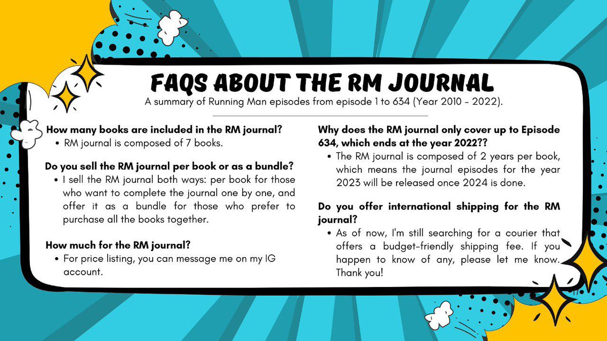missmongstan's tweet photo. Hi, it's me, the one behind the 'Watch Running Man with Me' and the RM journal.

What are you waiting for? 
Grab your copy now—it’s better to rewatch with an episode guide! 💛💙

More RM fan-made merch will be released soon. 

#RunningMan #RunningManJournal https://t.co/lugfL7fReW