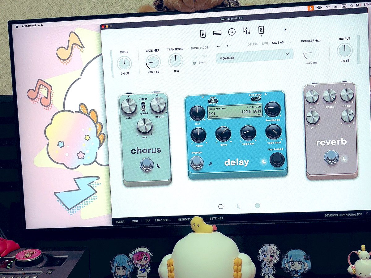 NPC_syuri's tweet image. 機材アップデートたら期間限定で無料でプラグイン貰えた( •̑‧̮•̑ )
歪みよりも空間系強化したかったからまあPlini選んだかな🥴
#quadcortex 
#neuraldsp