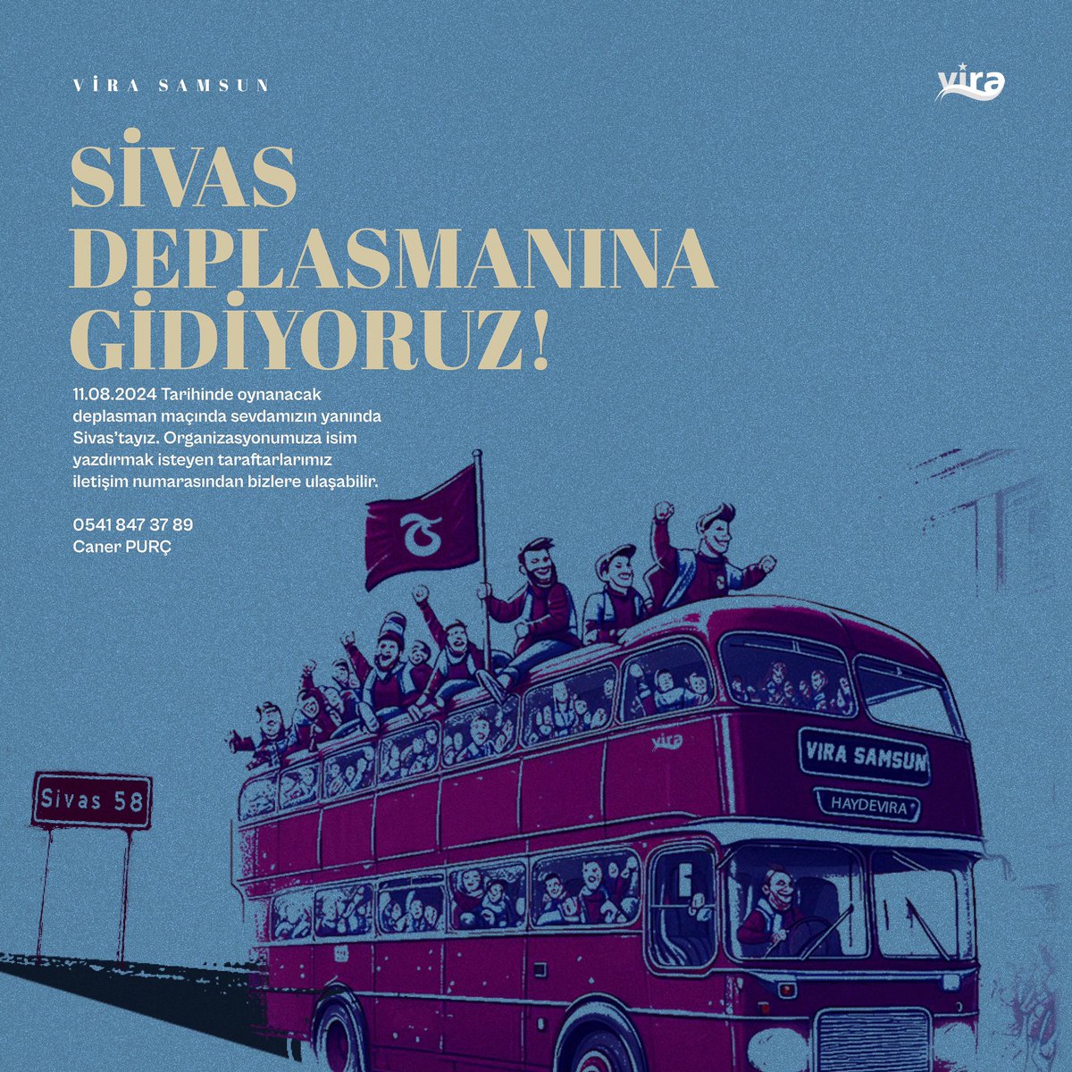 ViraSamsun's tweet photo. Sivas Deplasmanı !
#haydevira
#ViraSamsun https://t.co/p6jLlwrxW9