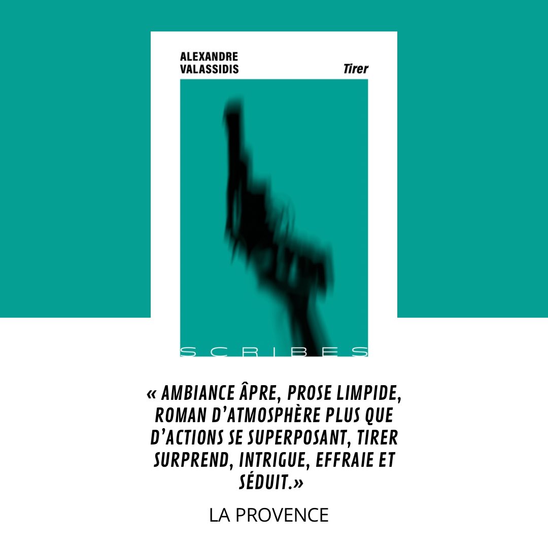 Ed_Scribes's tweet image. 📚 La presse en parle 📚 

🔫 Aujourd’hui, retour sur la critique que Jean-Rémi Barland a écrite pour La Provence à propos de Tirer d’Alexandre Valassidis

🙏 Merci beaucoup @laprovence pour cette critique enthousiaste !