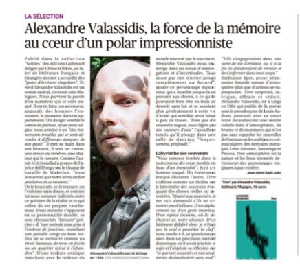 Ed_Scribes's tweet image. 📚 La presse en parle 📚 

🔫 Aujourd’hui, retour sur la critique que Jean-Rémi Barland a écrite pour La Provence à propos de Tirer d’Alexandre Valassidis

🙏 Merci beaucoup @laprovence pour cette critique enthousiaste !