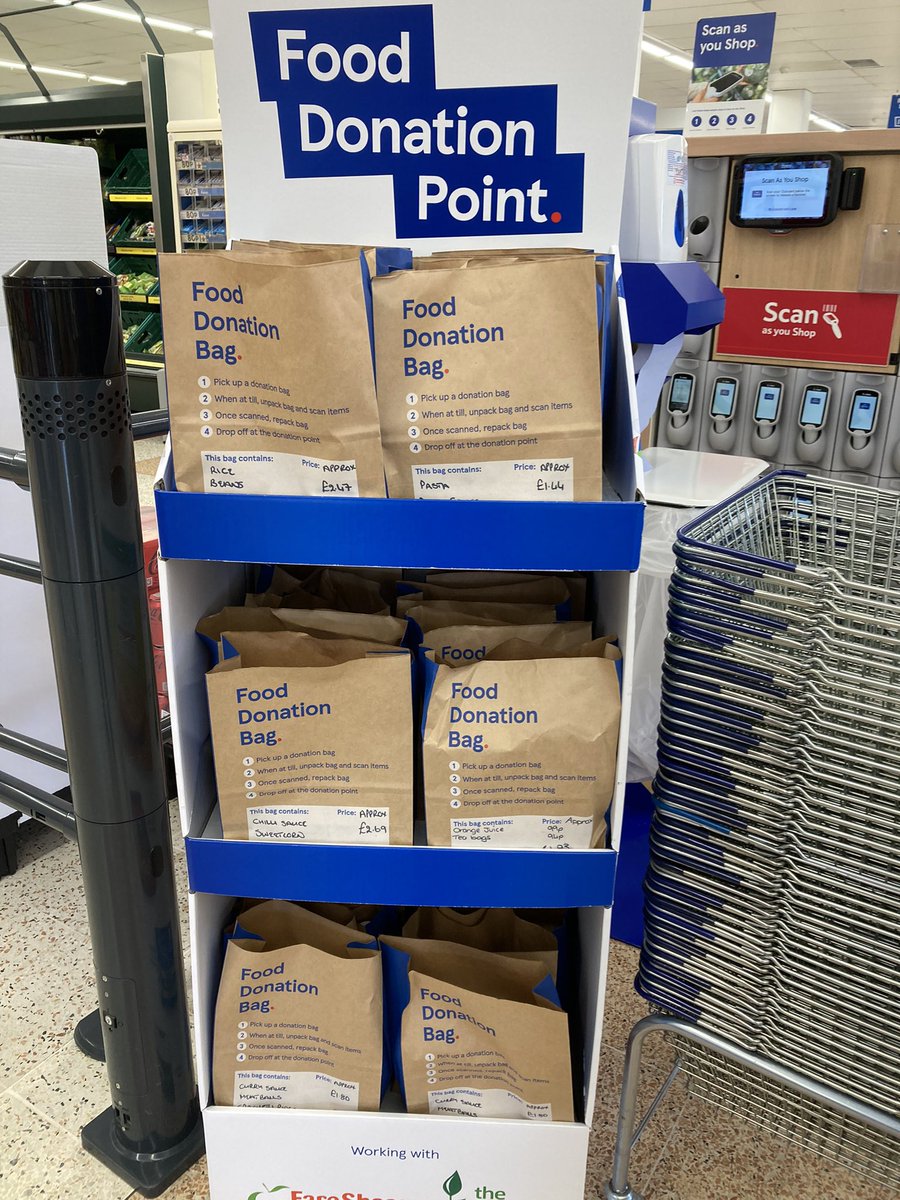Great to see this in my local <a href="/Tesco/">Tesco</a> for the first time. I really admired the initiative when I saw in <a href="/Morrisons/">Morrisons</a> and always try to buy one. I hate that so many are forced into relying on #FoodBanks but this makes it so easy to support - a prompt&amp;decision made what to get in one