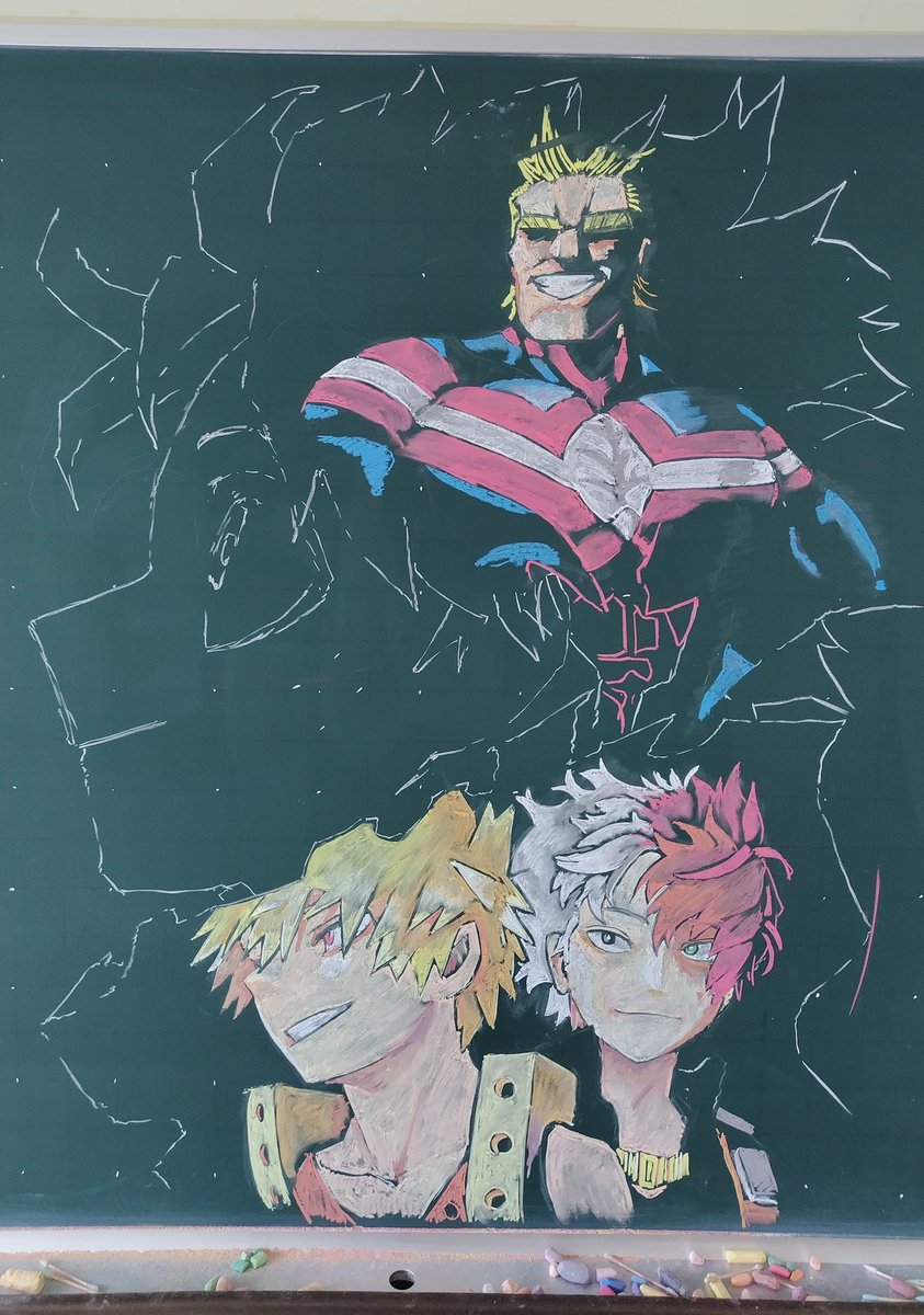 今週の黒板アートは、いよいよ明日(というか、あと6時間…🥲)発売の本誌