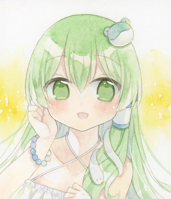 夏の早苗さん #東方Project 