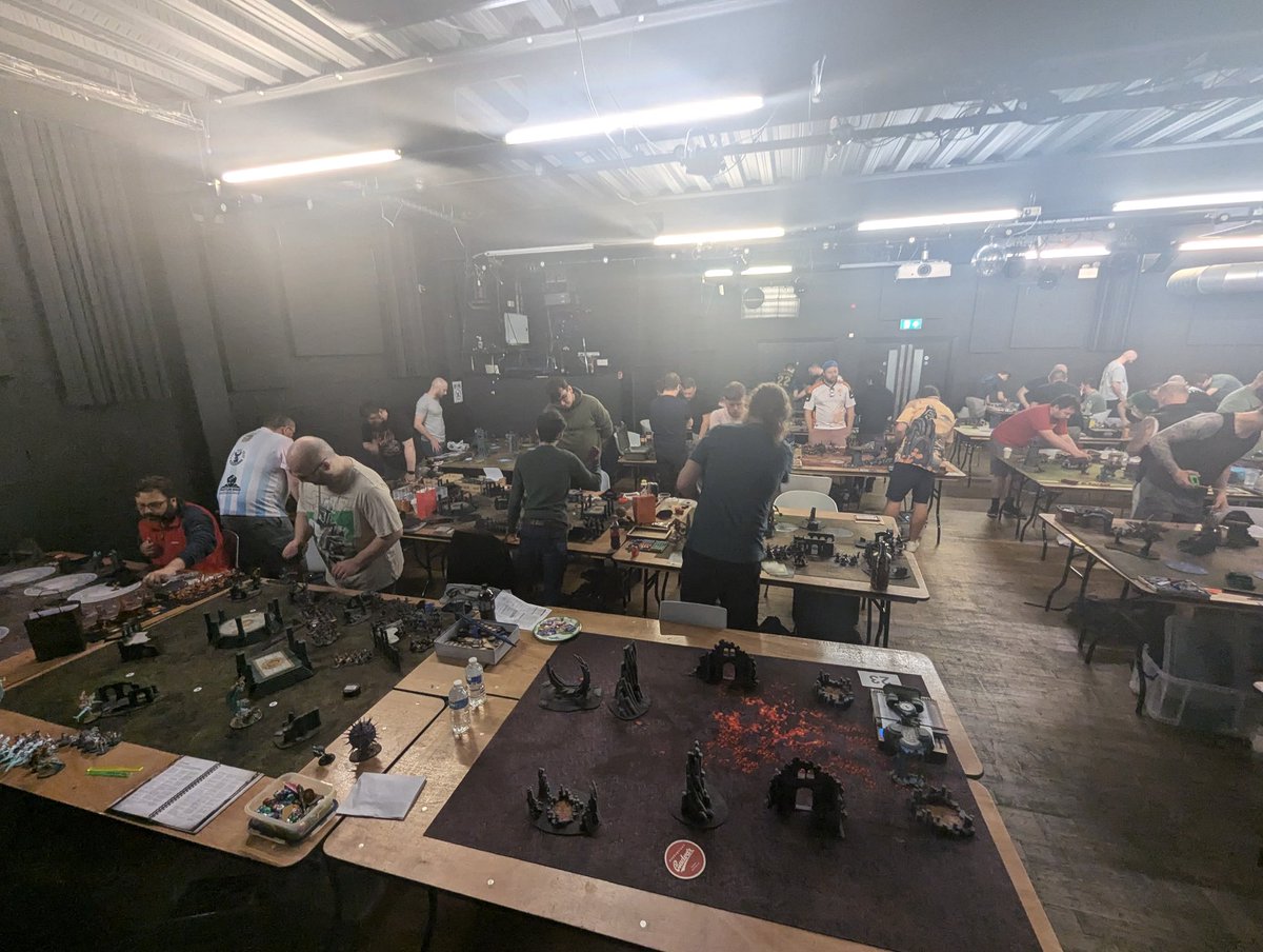SaltMineGamesNI's tweet photo. Top 10 going into day 2. @So1omon_Morrow going for the perfect 250VP event 🎲🎲 https://t.co/e7mdIyVgcA