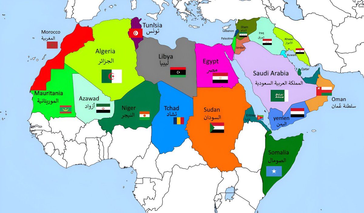 sayf200069's tweet photo. Arabic countries https://t.co/zUl41ieIIf