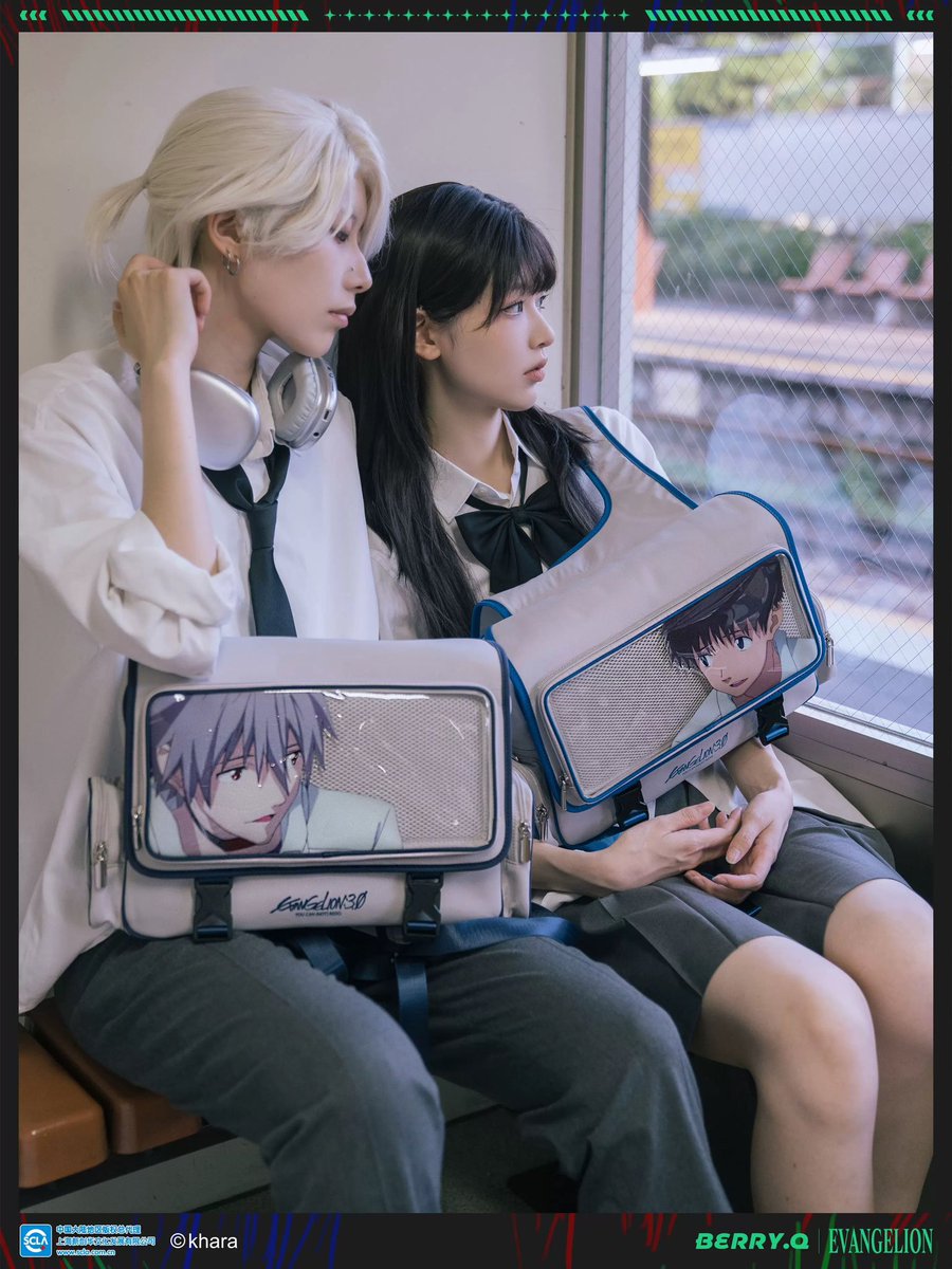yotubaOfficial's tweet photo. ✨新品予告

エヴァンゲリオン✖️BerryQ　痛バッグ

#EVANGELION https://t.co/hfqDhXDtgU