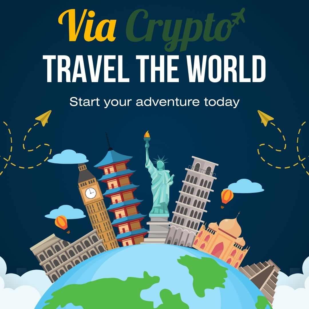 📷 Ready to travel the world? 

ViaCrypto.org makes it easy to book your flights and accommodations with cryptocurrency. Start your journey today!

#Web3 #Blockchain #TravelRevolution #CryptoTravel #CryptoBooking #travelwithcrypto #viacrypto #viac #travel