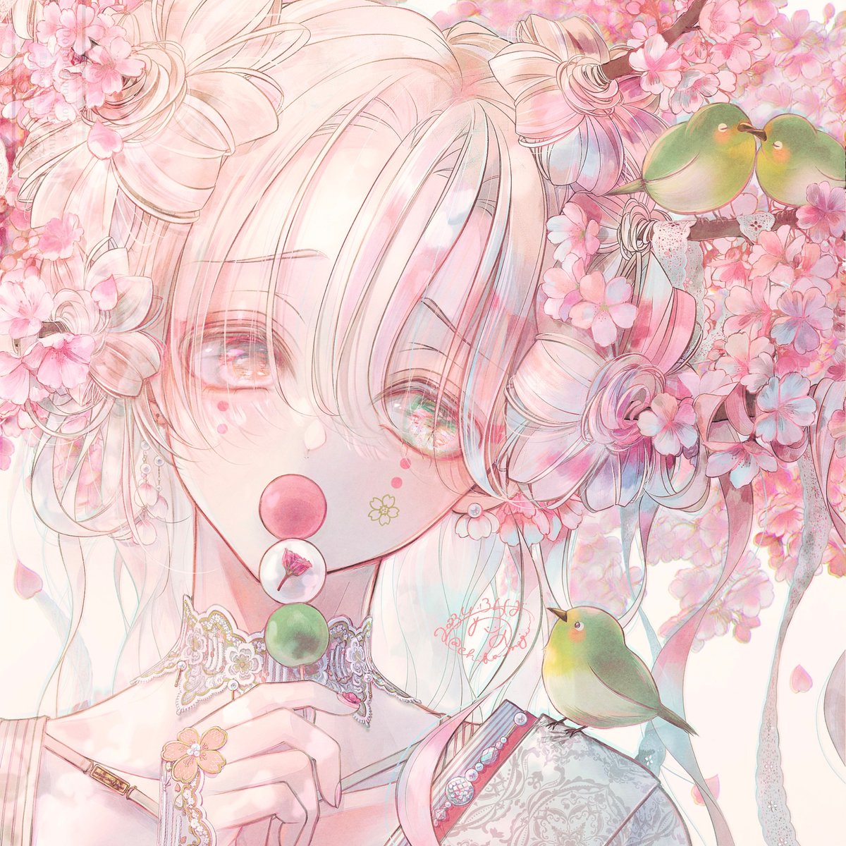 「#私はこういう絵師です見た絵師全員参加透明感のある作品を目指してますꕥ 」|千葉めぐむのイラスト