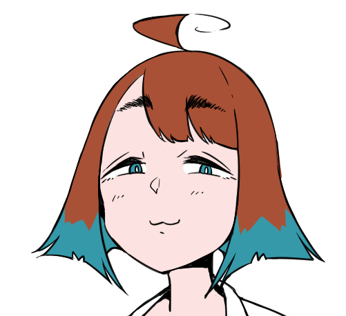 眼鏡の子描いてるとちゃんと眼鏡の線の有無で印象変わるのおもしれぇなぁって毎回思う 