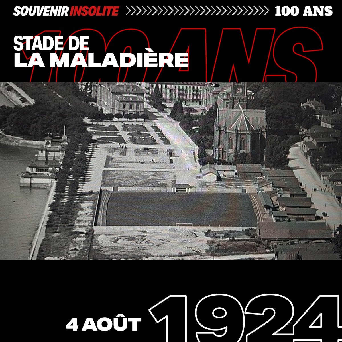 𝐒𝐎𝐔𝐕𝐄𝐍𝐈𝐑 🔙 🎂
Heute vor 100 Jahren wurden den Verantwortlichen des FC Cantonal die Schlüssel zur alten Maladière übergeben! Wir haben kein Foto von diesem Ereignis gefunden, aber so sah das Stadion im Jahr 1930 aus.

Foto: <a href="/arcinfo/">ArcInfo.ch</a>

#XamaxLegenden #Maladière