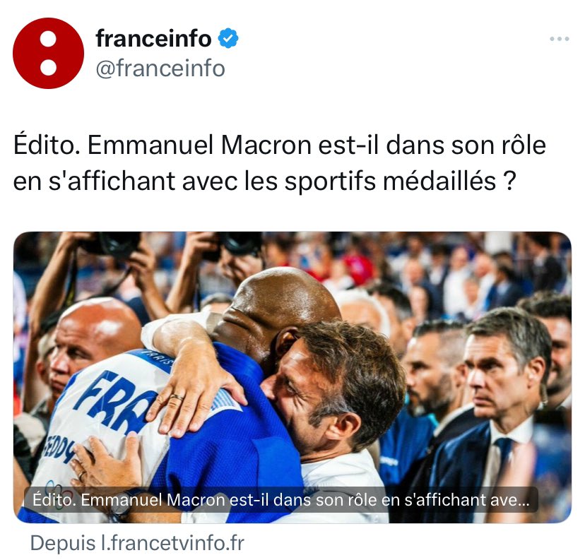 realmarcel1's tweet photo. Non. Son rôle c’est de nommer la première ministre proposée par le groupe qui a gagné les législatives. https://t.co/K1ezdoaCQw